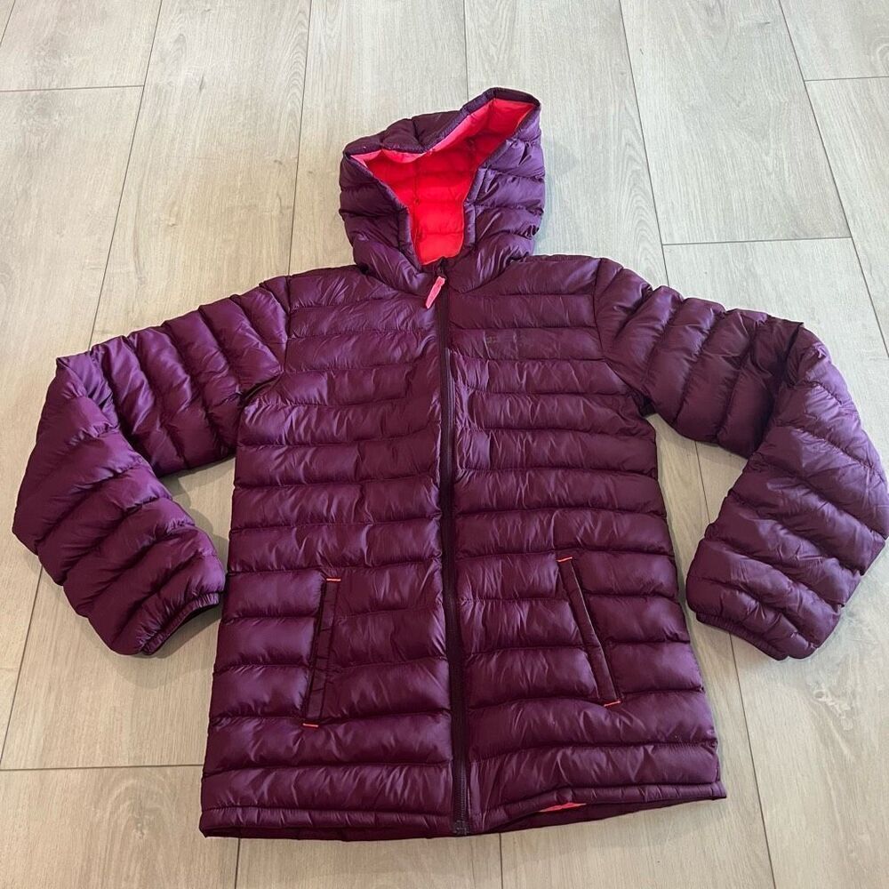 Mountain Warehouse Purple/Pink Hooded Full Zip Puffer Coat size 13 years
